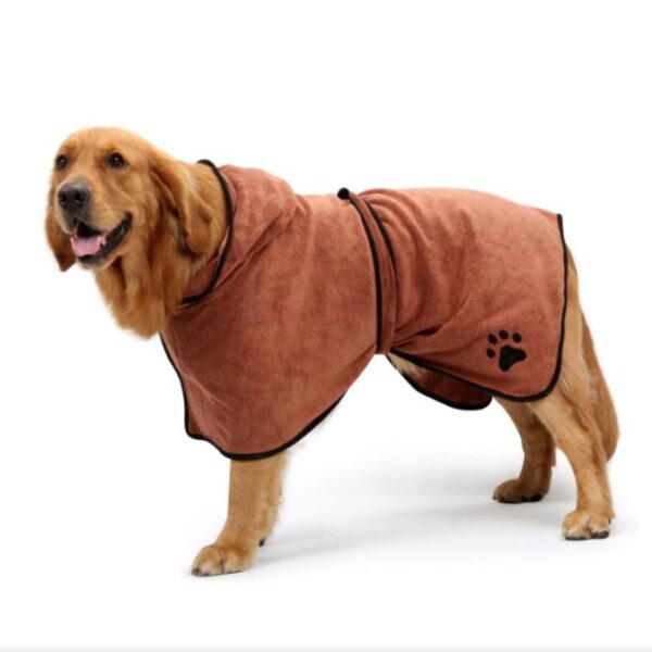 Badjas voor huisdieren bruin