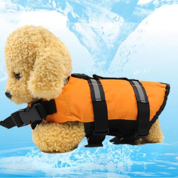 Zwemvest voor honden oranje