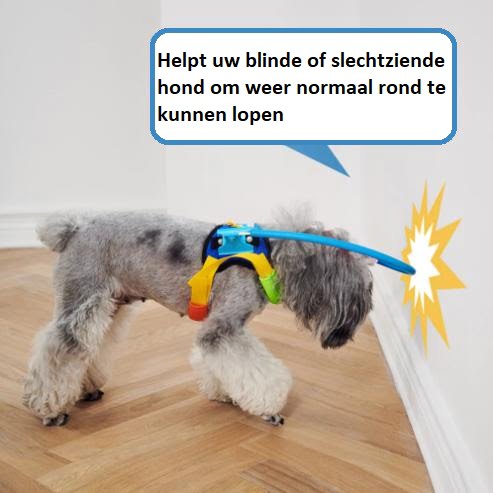 Anti Stoot ring voor Honden & Katten - voor Blinde en Slechtziende Dieren