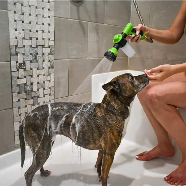 Shampoo Shower - Hondendouche met Shampooreservoir - met 8 Standen