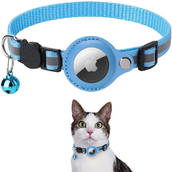 Reflecterende Apple AirTag Halsband voor Katten